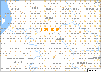 map of Māsimpur