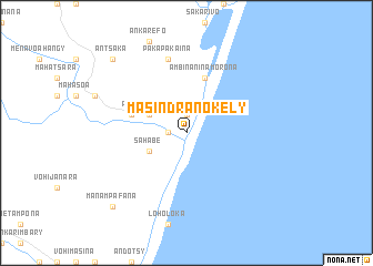 map of Masindranokely