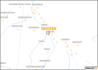 map of Masīneh