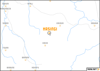 map of Masingi