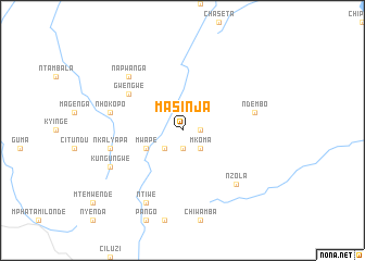 map of Masinja