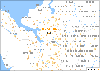 map of Masinka