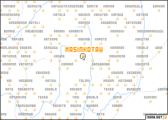map of Masinkotaw