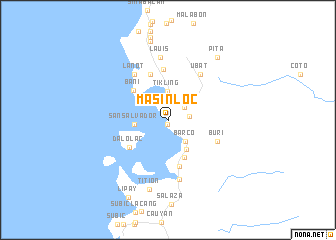 map of Masinloc