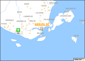 map of Masinloc