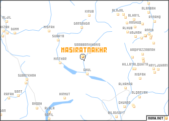 map of Maşīrat Nakhr