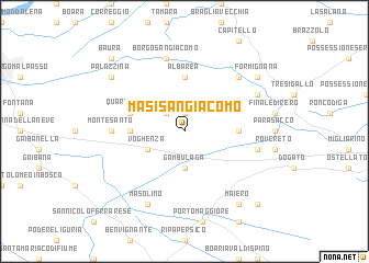 map of Masi San Giacomo