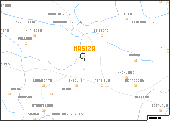 map of Masiza