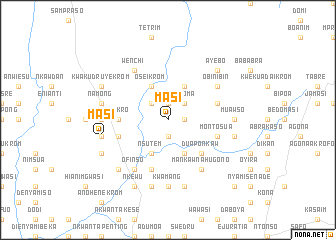 map of Masi