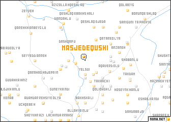 map of Masjed-e Qūshī