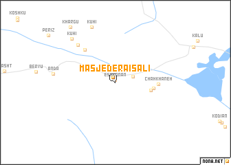 map of Masjed-e Ra\