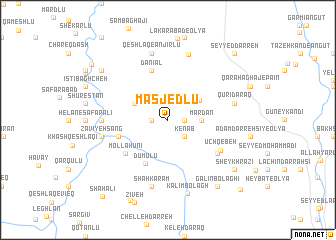 map of Masjedlū