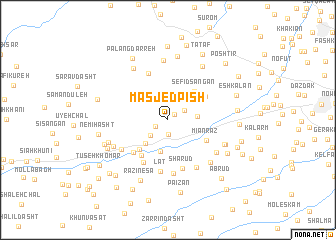 map of Masjed Pīsh