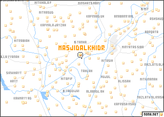 map of Masjid al Khiḑr