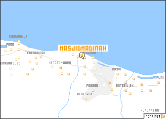 map of Masjidmadinah