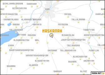 map of Maskanah