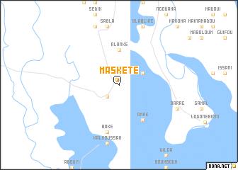 map of Maskété