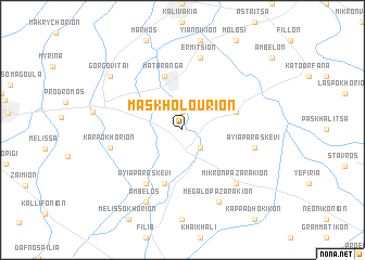 map of Maskholoúrion