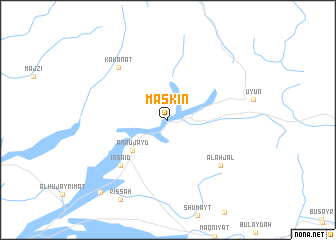 map of Maskin