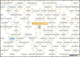 map of Maškovice