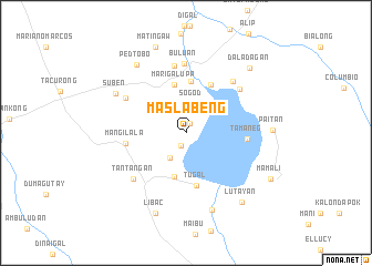 map of Maslabeng