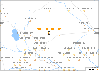 map of Mas Las Peñas