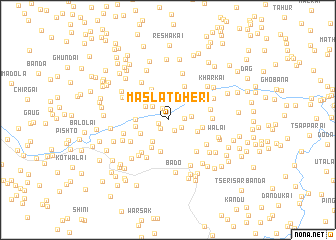 map of Maslat Dheri