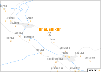 map of Maslenikha