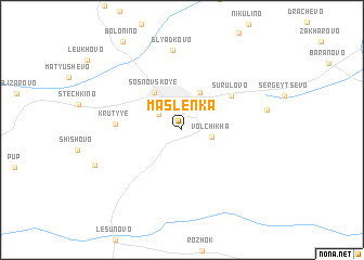 map of Maslenka