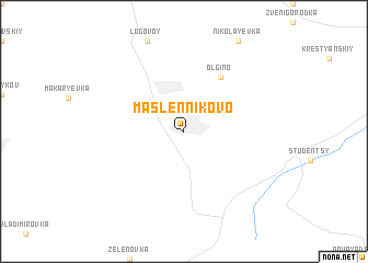 map of Maslennikovo