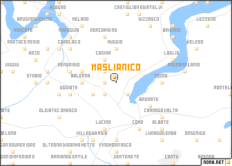 map of Maslianico