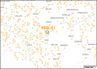 map of Maslići