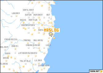 map of Maslog