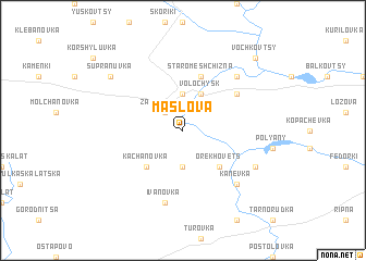 map of Maslova