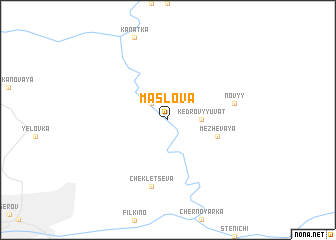 map of Maslova