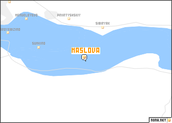 map of Maslova