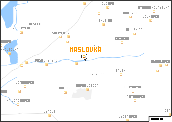 map of Maslovka