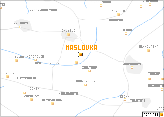 map of Maslovka