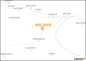 map of Maslovka