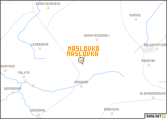 map of Maslovka