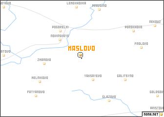 map of Maslovo