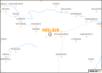 map of Maslovo