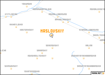 map of Maslovskiy