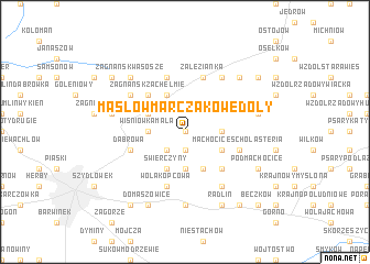 map of Masłów Marczakowe Doły