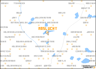 map of Maśluchy