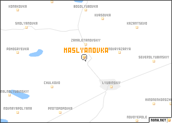 map of Maslyanovka