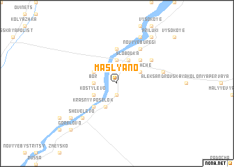 map of Maslyano