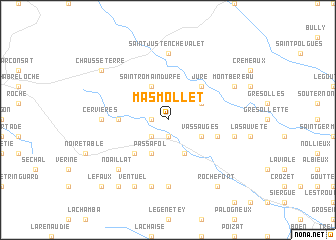 map of Mas Mollet