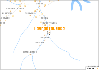 map of Maşna‘at Āl Badr