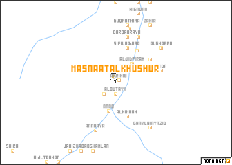 map of Maşna‘at al Khushūr